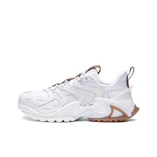 LINING Cat Paw Ace Низкий Топ Спортивная Повседневная Обувь Мужская Белый