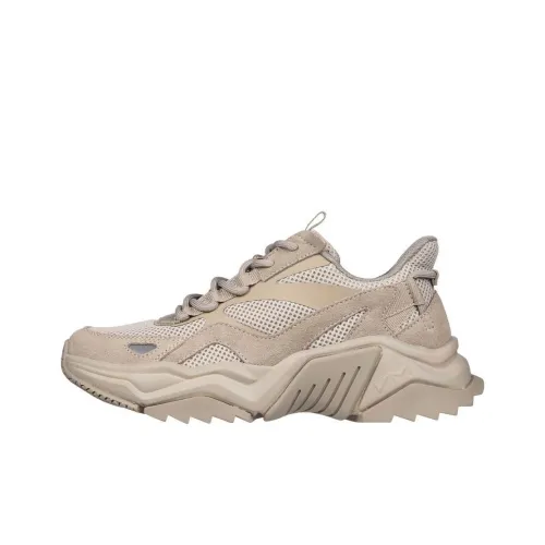 Skechers MARK NASON Smart Vada Low Топ Спортивная повседневная обувь Женская Тауповая