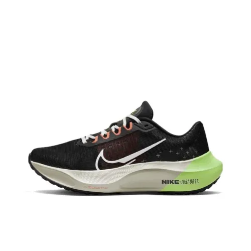 Nike Zoom Fly 5 Low Топ Карбоновая плита Повседневная Беговая обувь Мужская Черная