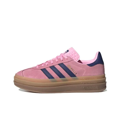 Adidas Originals GAZELLE BOLD Низкие Кроссовки для скейтбординга Женские Розовые