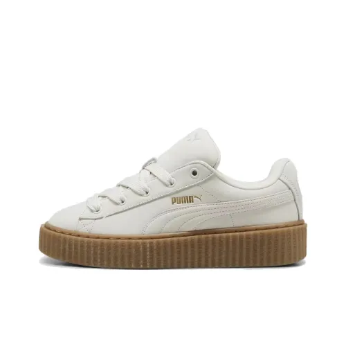 FENTY x PUMA Creeper Phatty Аbrasion Resistant Дышащие Низкие Кроссовки для скейтбординга Женские Белые