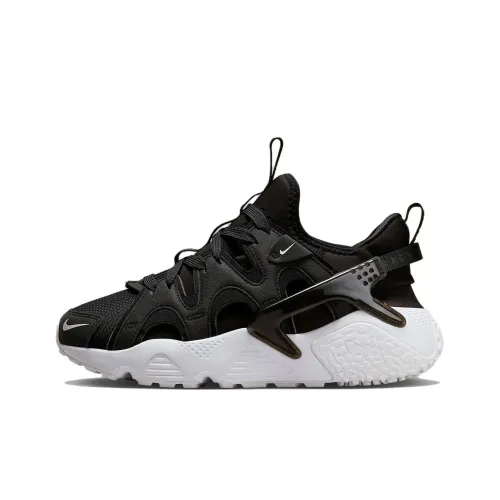 Nike Air Huarache Slip-resistant Abrasion-resistant Low Top Повседневная обувь Мужская Черно-белая