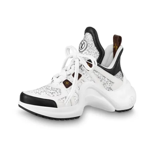 LOUIS VUITTON Archlight Low Топ Беговые кроссовки Женские Белый Черный