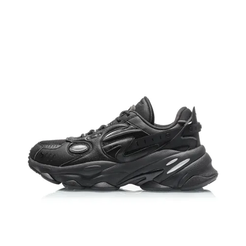 LINING CF Alien Secret Silk ROAD Slip Resistant Abrasion Resistant Breathable Low Top Footwear Men's Black