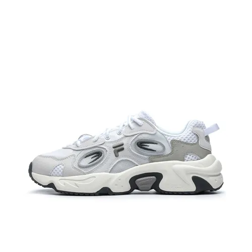 FILA FUSION Raccoon Низкий Топ Casual Мужской Белый Серый