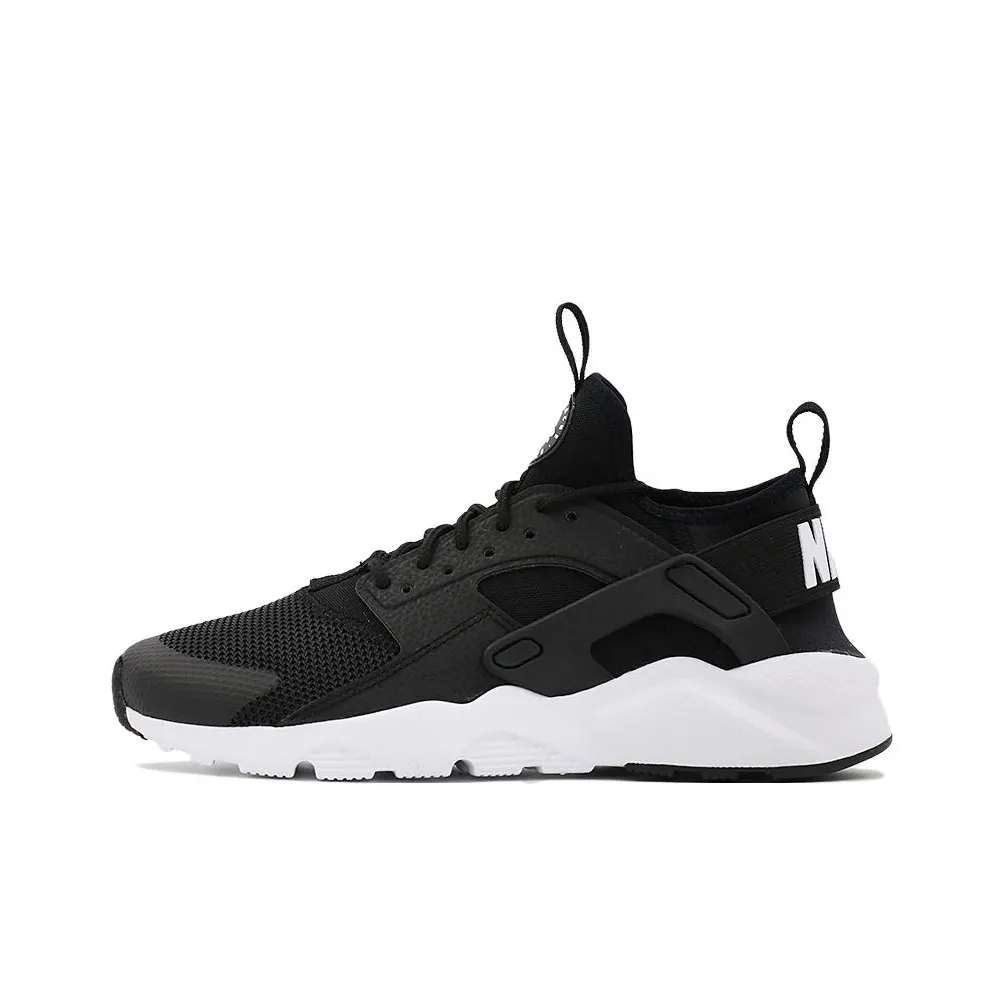 Nike Air Huarache Shock Absorbers Slip-Resistant Abrasion-Resistant Low Top Casual Running Shoes Unisex Black Найк Эйр Хуараче Шок Абсорберз Слип-Резистент Абразион-Резистент Низкий Топ Повседневные Беговые Кроссовки Унисекс Черный