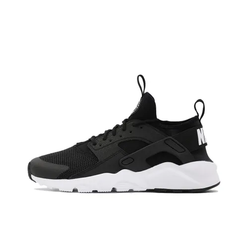 Nike Air Huarache Shock Absorbers Slip-Resistant Abrasion-Resistant Low Top Casual Running Shoes Unisex Black Найк Эйр Хуараче Шок Абсорберз Слип-Резистент Абразион-Резистент Низкий Топ Повседневные Беговые Кроссовки Унисекс Черный