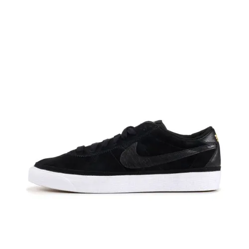 Nike Zoom Bruin SB Покрытие Slip-Resistant Низкий Топ Скейтборд Кроссовки Мужские Черные