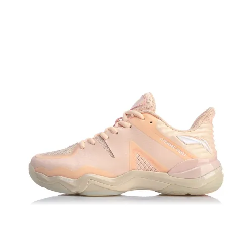 Подкладка Sonic Boom 4 Амортизация Поддержка Низкий Топ Бадминтон Обувь Женская Оранжевая Розовая