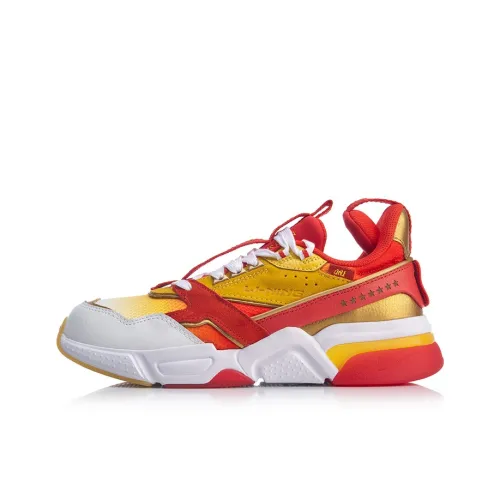 LINING 001 Амортизаторы Устойчивый к истиранию Низкий Топ Повседневный Мужской Красный