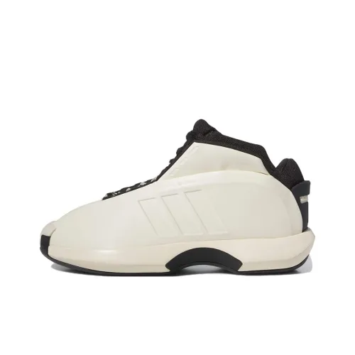 Adidas Crazy 1 Амортизация Износостойкий MID Топ Баскетбольные кроссовки Мужской Черный белый