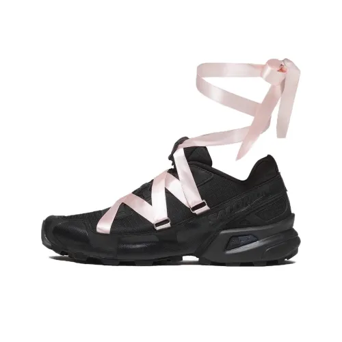Кроссовки для бега Salomon Collaboration Speedcross 3, низкий топ, черный, розовый, унисекс