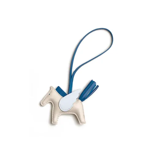 HERMES Телячья кожа Подвески Унисекс Синий