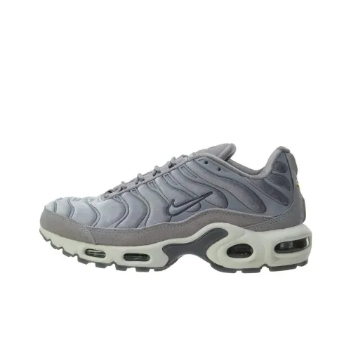 Nike Air Max Plus Устойчивый к истиранию Дышащий Низкий Топ Повседневная Беговая Обувь Унисекс Серый