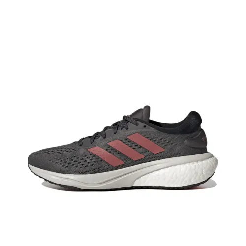 Adidas Supernova 2 Износостойкий и Легкий Низкий Топ Беговые кроссовки Женские Серые