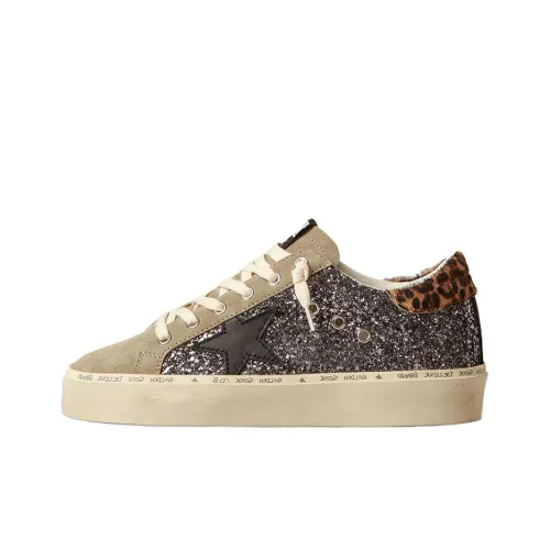 Golden Goose Hi Star Стильные Скейтбординги Женские Серый Коричневый