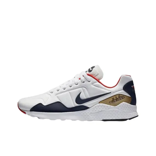 Nike Pegasus '92 Slip Устойчивый к истиранию Низкий Топ Беговые кроссовки Мужской Белый Синий Золото