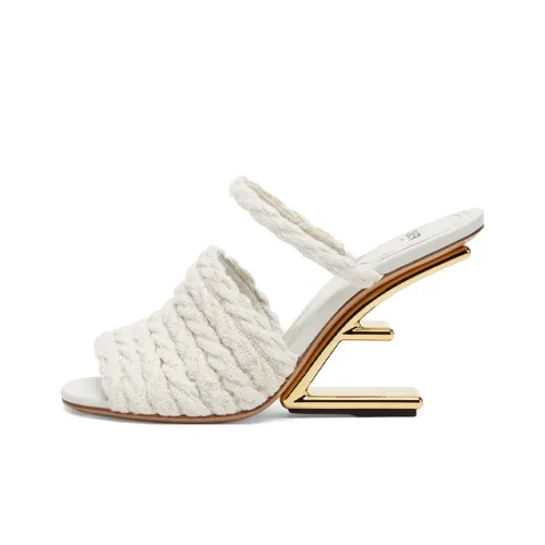 Fendi First Слипоны Женские Белые