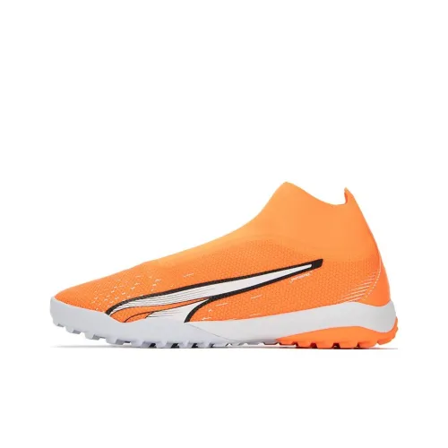 PUMA Ultra Match TT Шипы Для помещений Устойчивые к истиранию Дышащие Футбольные бутсы Унисекс Оранжевые