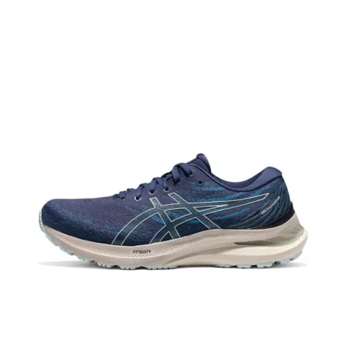 Asics Gel KAYANO 29 Устойчивый к истиранию Дышащие Низкие Кроссовки для Бега Женские Синие