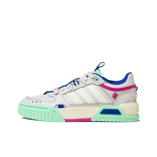 Adidas Neo D PAD противоскользящие и устойчивые к истиранию низкие кеды для скейтбординга женские серо-бежевые красные