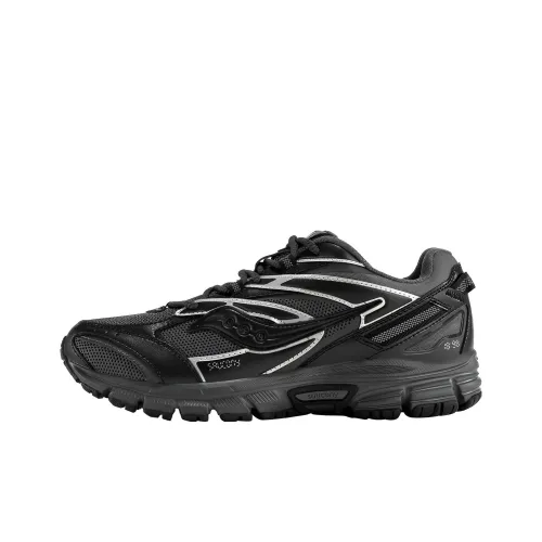 Saucony Cohesion 2K Амортизаторы Шок Резистентность к Сцеплению Низкий Топ Тренировочные Беговые Кроссовки Унисекс Черный Серый