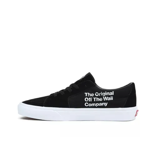 Vans SK8 LOW Топ Скейтборд Кроссовки Унисекс Черный Белый
