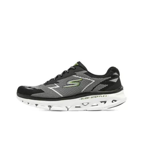 Skechers Glide Step Низкий Топ Спринт Беговые Кроссовки Мужские Черные