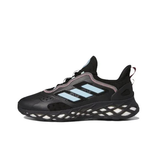 Adidas Web Boost Slip Resistant Abrasion Resistant Легкий Низкий Топ Беговые кроссовки Мужской Черный Синий