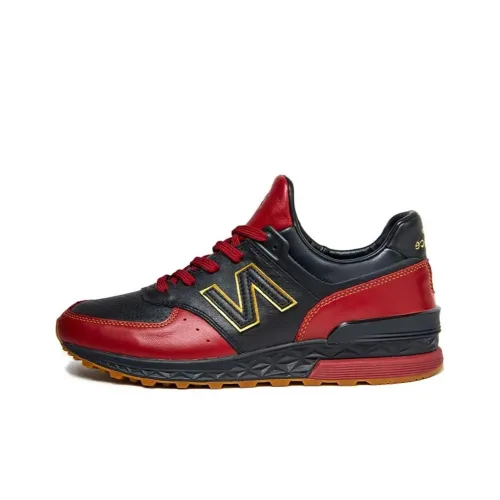 New Balance NB 574 Series Низкий Топ Повседневная Обувь Унисекс Черный Красный