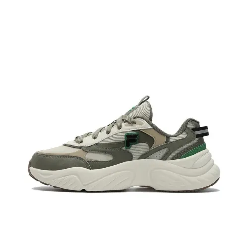 FILA FUSION Conch II Conch Shoes Низкий Топ Повседневный Мужской Серый Зеленый