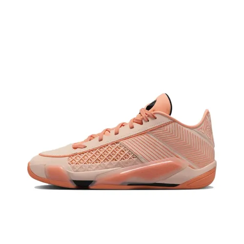 Jordan Air Джордан 38 Low PF Амортизаторы Slip-resistant Низкий Топ Винтажные баскетбольные кроссовки Унисекс Розовый Черный