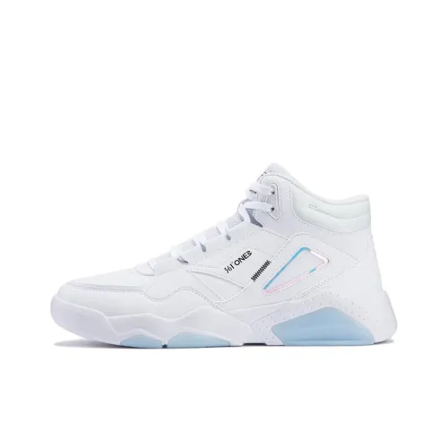 361° Winter Syndrome Зимний Expedition 3 Верхняя одежда Устойчивый Высокий Топ Скейтборд Кроссовки Мужские Белый Синий