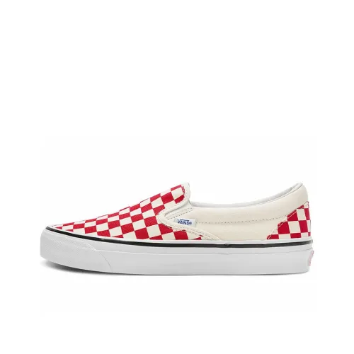VANS Slip-on Low Top Скейтборд Кроссовки Unisex Красный Белый