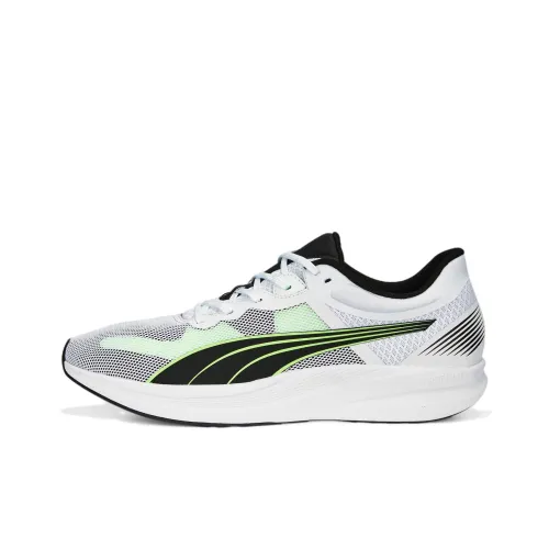 PUMA Redeem Profoam Slip-Resistant Abrasion-Resistant Low-Top Беговые кроссовки Мужские Белый Черный Зеленый