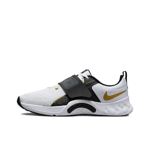 Nike Renew Retaliation 4 Амортизирующие противоскользящие устойчивые к истиранию низкий топ кроссовки для тренировок серый белый