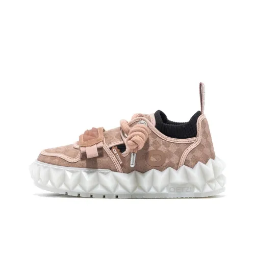 OETZI Ice Mountain Series 11 Низкий Топ Повседневная Обувь Женская Темно-Розовая