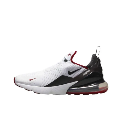 Nike Air Max 270 Low Топ Спортивная Повседневная Обувь Белый Черный Красный