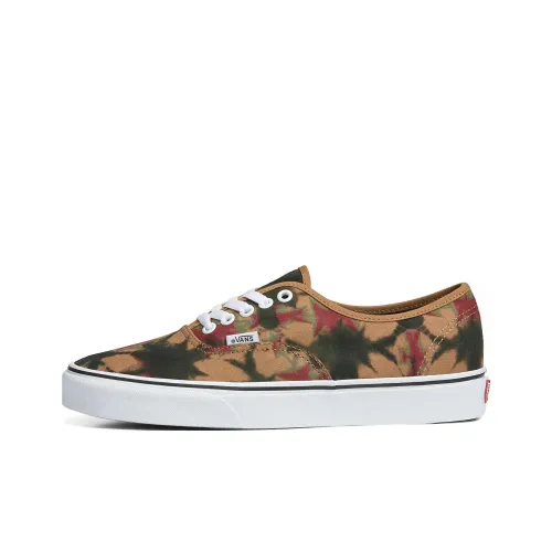 Vans Authentic Series Low Топ Скейтборд Кроссовки Унисекс Коричневый Черный