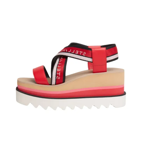 Stella McCartney Sneak Elyse One Strap Sandals Women's Red Stella McCartney Sneak Elyse One Ремень Сандалии Женские Красные