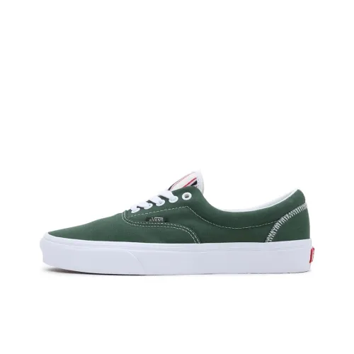 Vans Era Low Top Скейтборд Кроссовки Унисекс Зеленый Белый