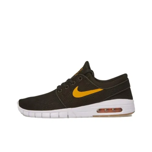 Nike SB Stefan Janoski Slip-resistant Abrasion-resistant Low Top Casual Shoes Unisex Black Найк SB Stefan Janoski Противоскользящий Устойчивый к истиранию Низкий Топ Повседневная Обувь Унисекс Черный