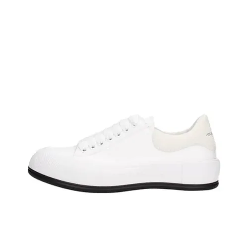 Alexander McQueen Deck Low Топ Стильные Скейтбординги Женские Белые