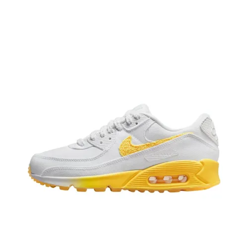 Nike Air Max 90 'Citrus Импуль' Низкий Топ Повседневная Обувь Белый
