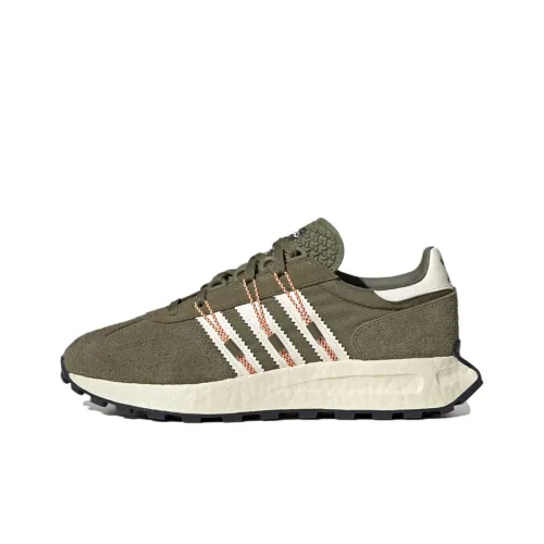 Adidas Originals Retropy E5 Slip-resistant Abrasion-resistant Lightweight Low Top Casual Shoes Men's Olive Green Adidas Originals Retropy E5 Противоскользящий Устойчивый к истиранию Легкий Низкий Топ Повседневная Обувь Мужская Оливково-зеленый