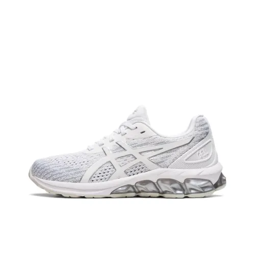 Asics Амортизаторы Shock Slip-resistant Abrasion-resistant Низкий Топ D Женские Белый Серый