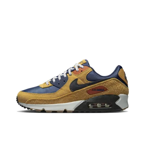 Nike Air Max 90 Low Топ Беговые кроссовки Мужской Оранжевый