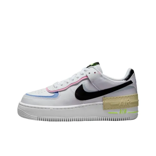 Nike Air FORCE 1 Shadow Slip-on Устойчивые к истиранию Низкие Кроссовки для скейтбординга Женские Белые