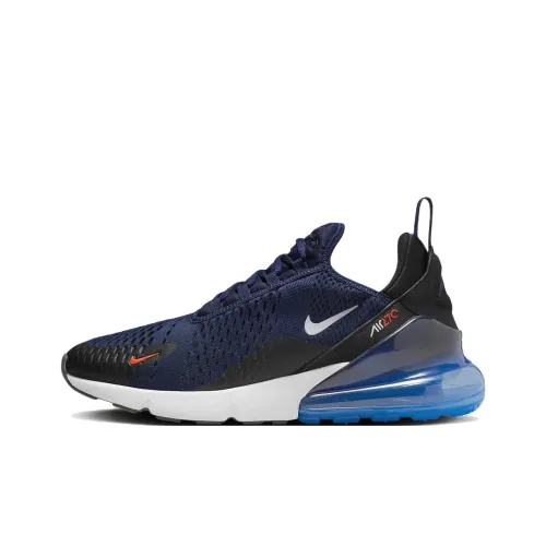Nike Air Max 270 MID Топ Повседневный Мужской Синий Черный Белый