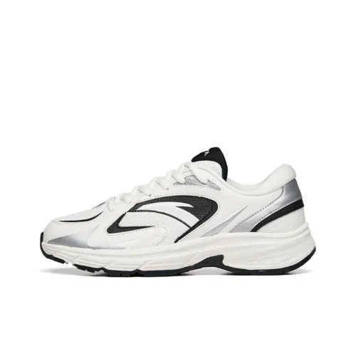 ANTA AT952 Slip Резистентный Устойчивый к Износу Дышащий Легкий Низкий Топ Беговые кроссовки Женские Цвет Слоновая кость